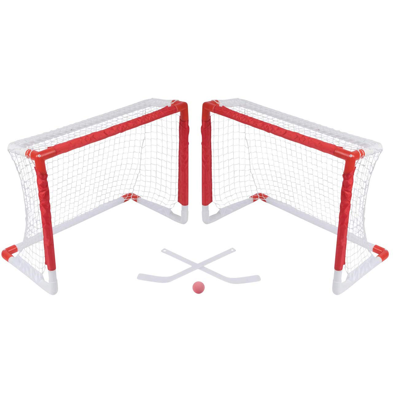 Plastic Mini Hockey Goal Combo Set